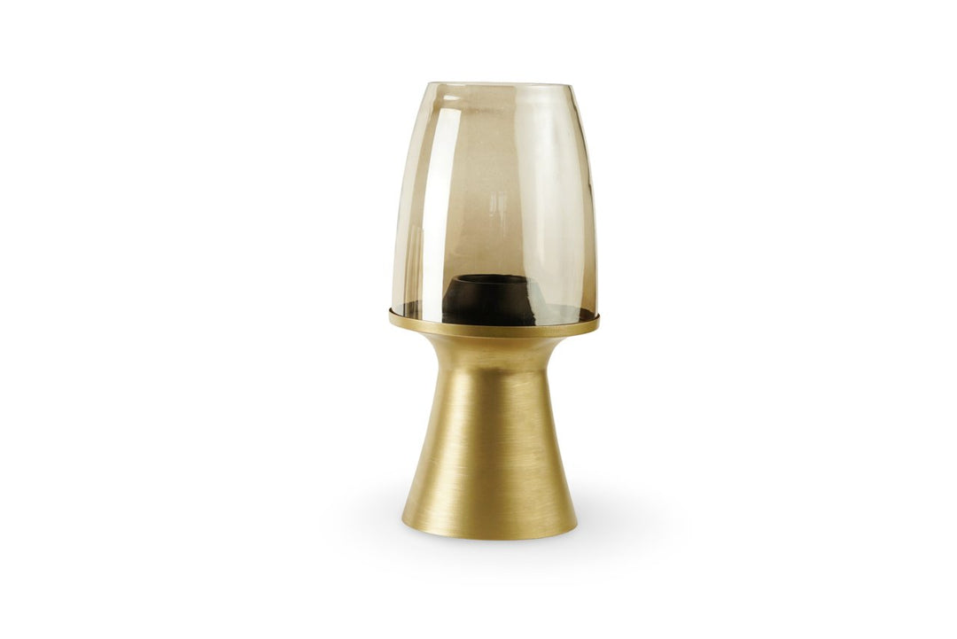 Danea Large Hurricaine Lantern - Brushed Gold Richmond 1