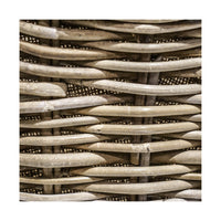 Ivyline Wicker Log Basket Oval Lined