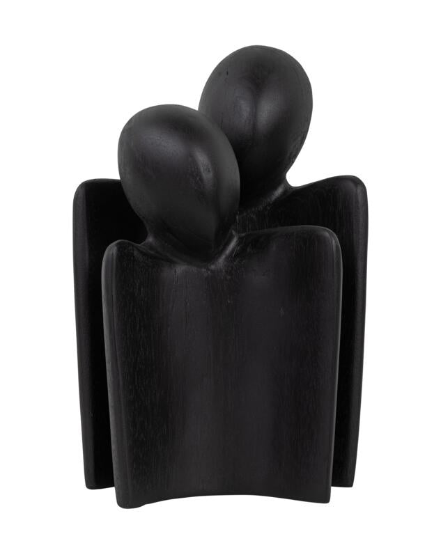  DTP Interiors-Must Living Set Of 2 Love Couple Statue in Black-Black 701 