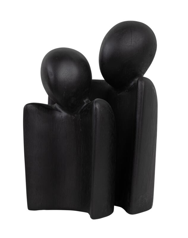  DTP Interiors-Must Living Set Of 2 Love Couple Statue in Black-Black 165 