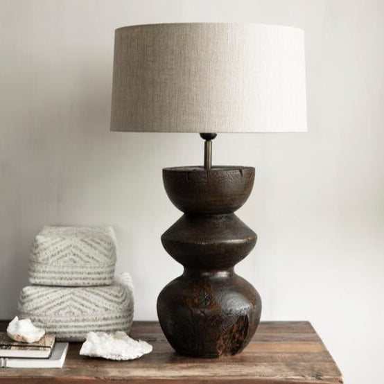 Must Living Bubble Table Lamp in Dark Wood