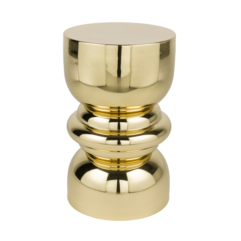 Kinga Round Side Table - Gold Zuiver 1