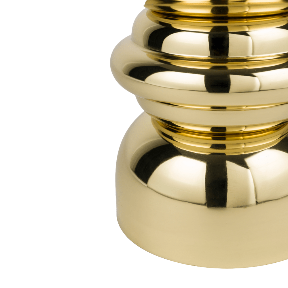 Kinga Round Side Table - Gold Zuiver 2