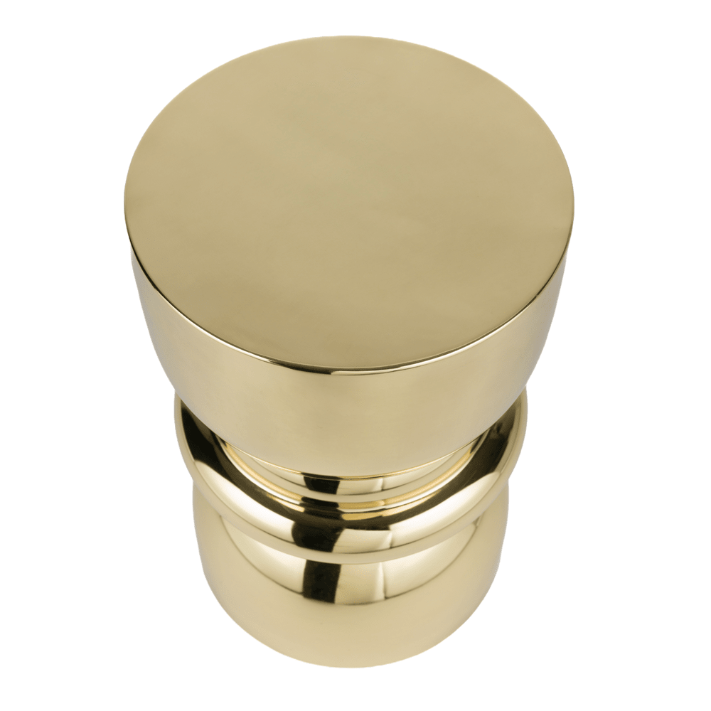 Kinga Round Side Table - Gold Zuiver 3