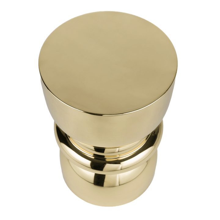 Kinga Round Side Table - Gold Zuiver 3