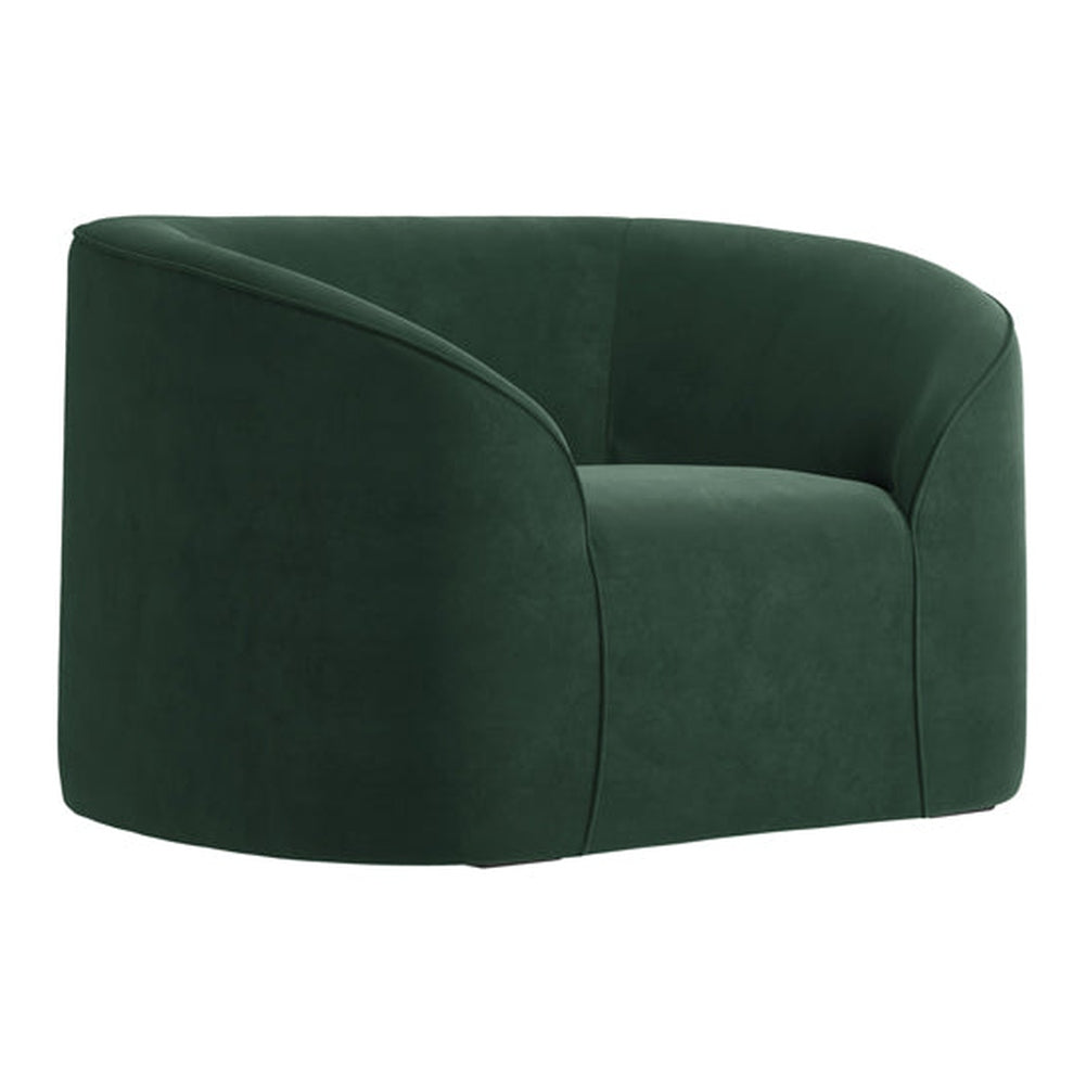 O&Co Marni Armchair in Forest Green