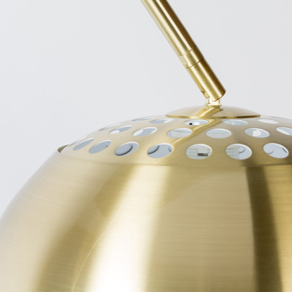 Zuiver Metal Bow Floor Lamp In Brass