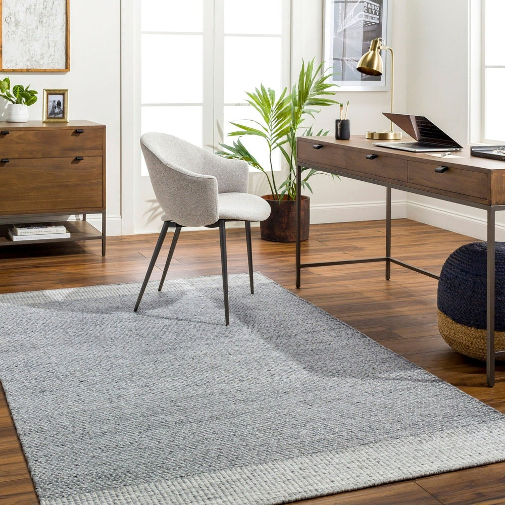 Abby Hand Woven Rug - Grey Keiichi 2