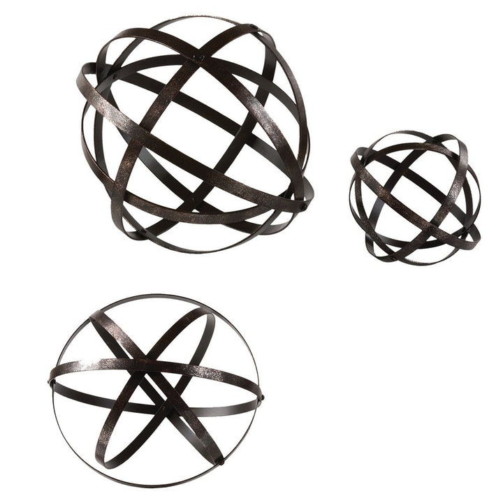 Stetson Set of 3 Spheres - Bronze Uttermost 1