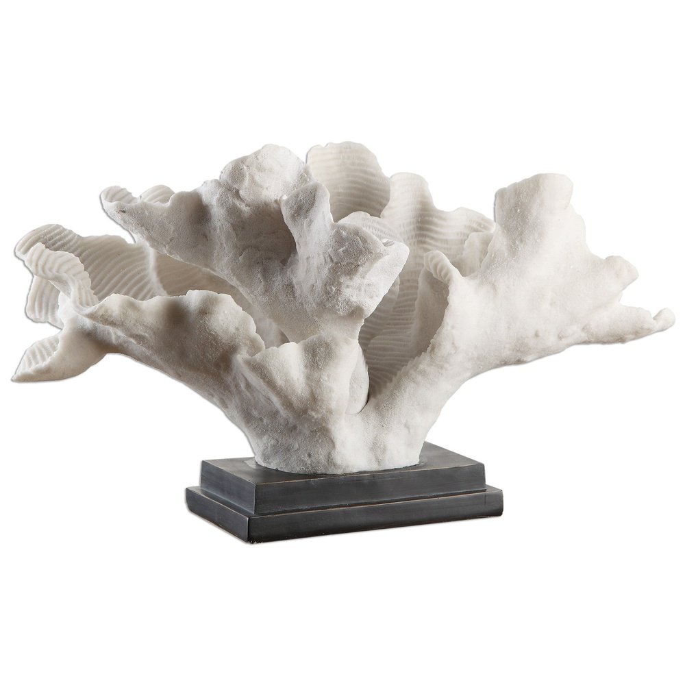 Coral Statue in White