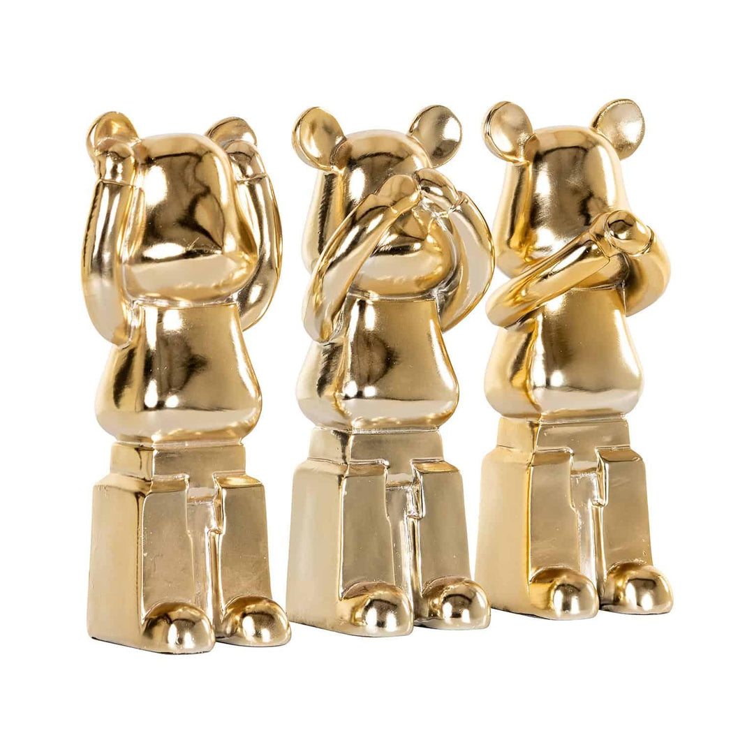 Berna Set of 3 Decorative Objects - Gold Richmond 2