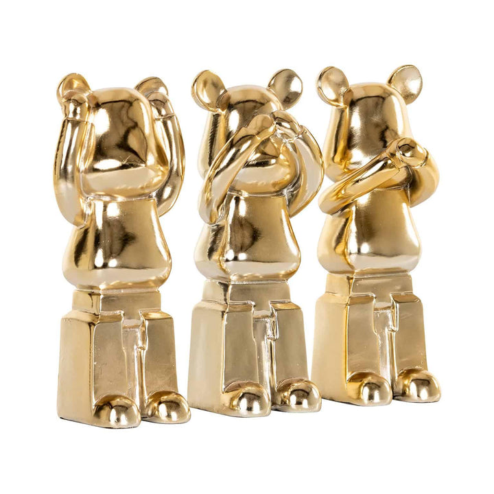 Berna Set of 3 Decorative Objects - Gold Richmond 2