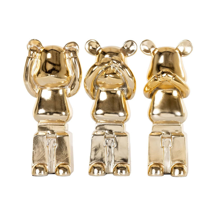 Berna Set of 3 Decorative Objects - Gold Richmond 1