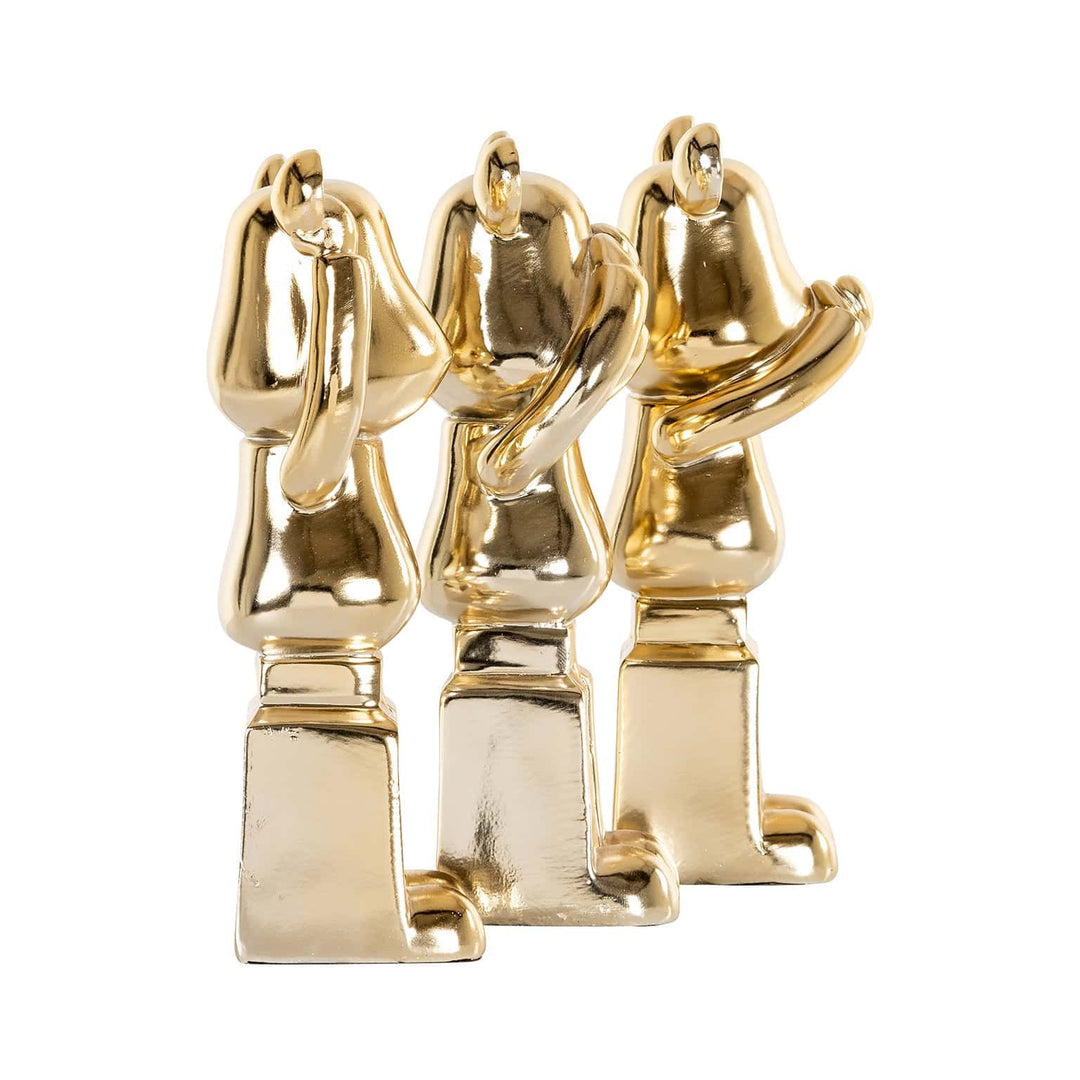 Berna Set of 3 Decorative Objects - Gold Richmond 3