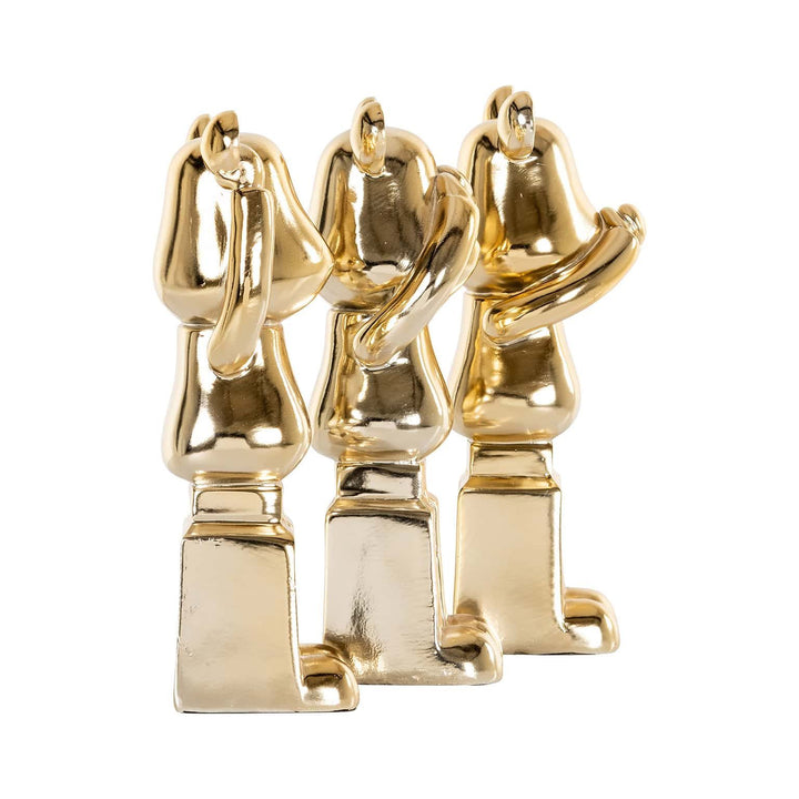 Berna Set of 3 Decorative Objects - Gold Richmond 3