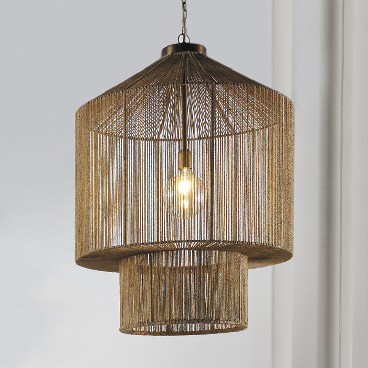 Akemi Jute Pendant Light