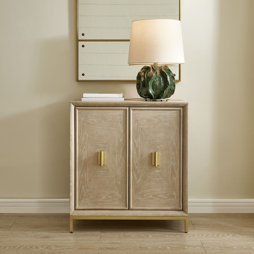 Alessia 2 Door Cabinet - Light Oak
