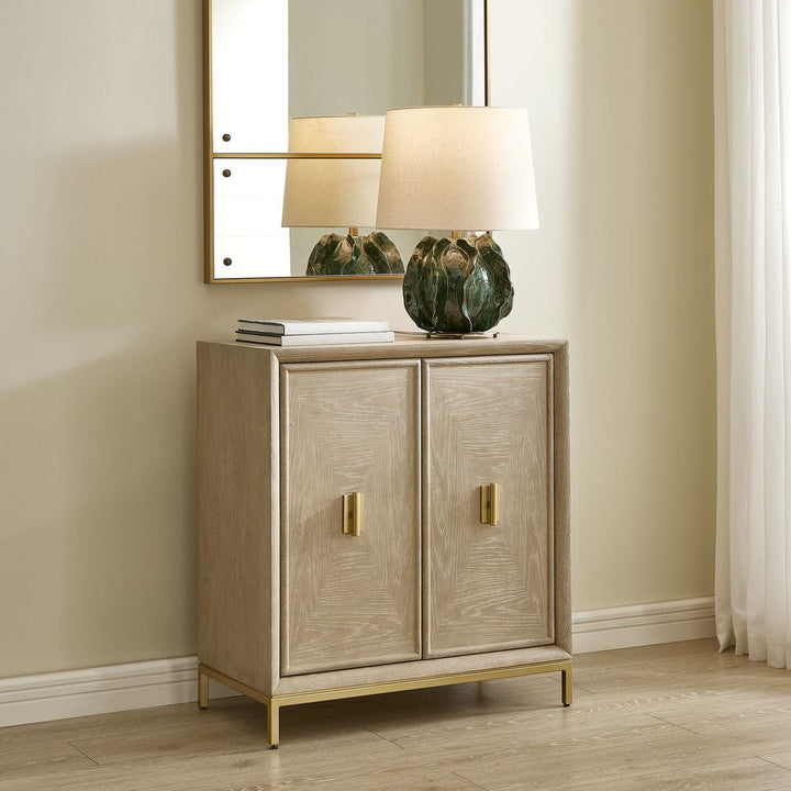 Alessia 2 Door Cabinet - Light Oak