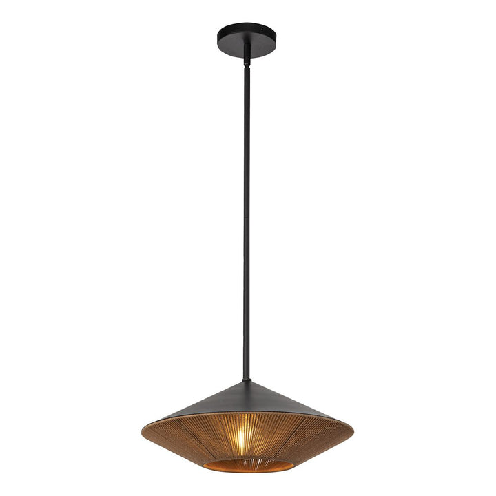 Daphne Large Pendant Light - Matte Black