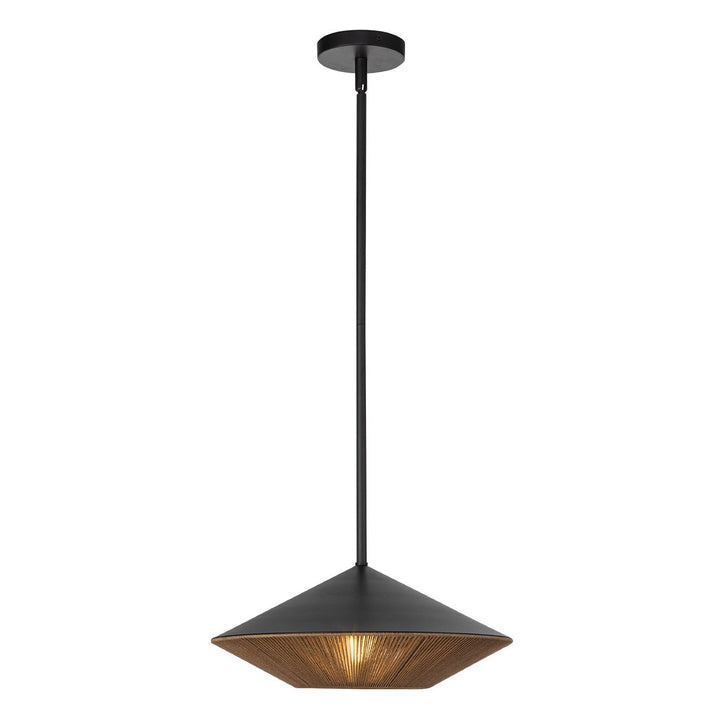 Daphne Large Pendant Light - Matte Black