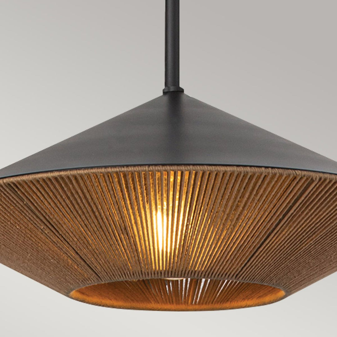 Daphne Large Pendant Light - Matte Black