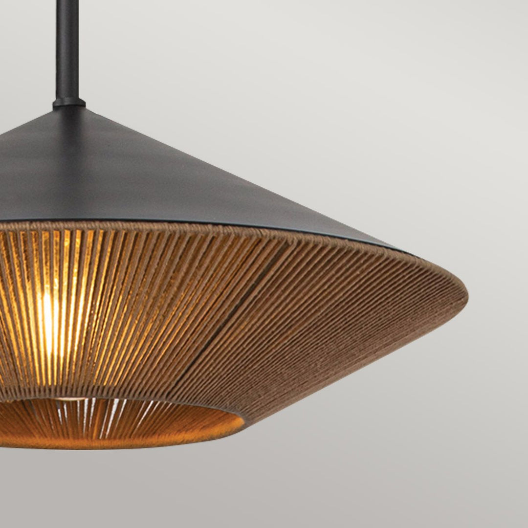 Daphne Large Pendant Light - Matte Black