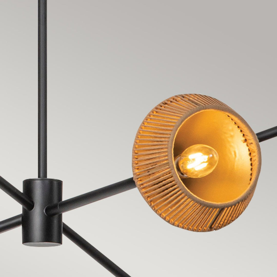 Daphne Chandelier - Matte Black