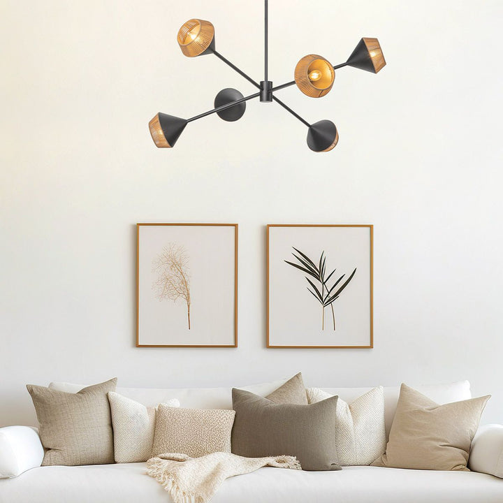 Daphne Chandelier - Matte Black