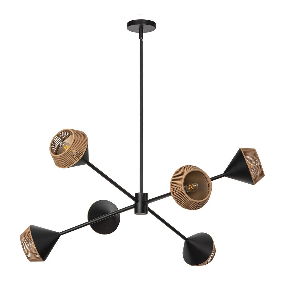 Daphne Chandelier - Matte Black