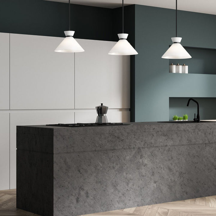 Halston Pendant Light - Matte Black
