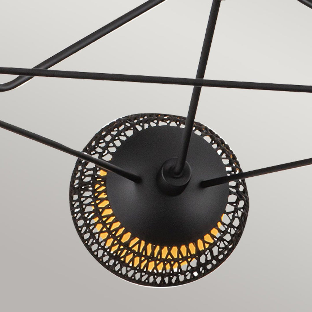Perth Chandelier - Matte Black