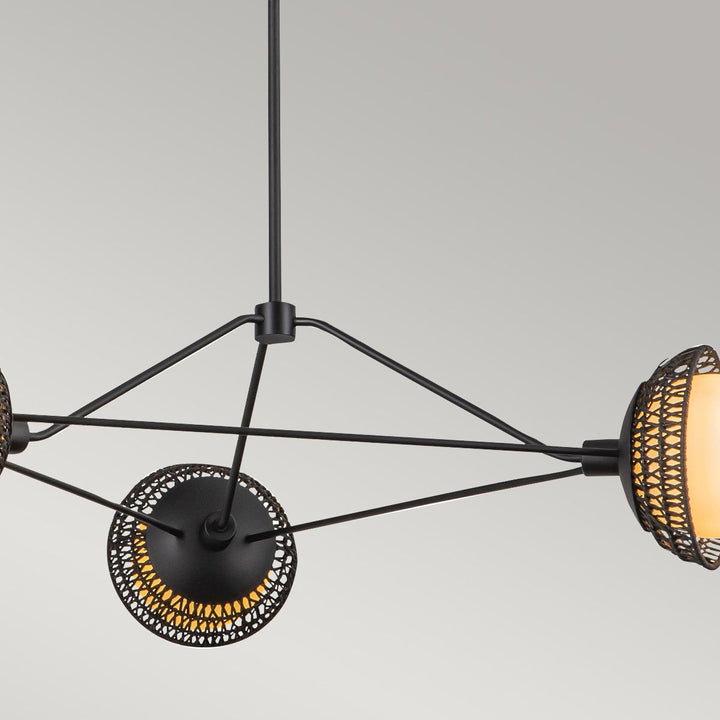 Perth Chandelier - Matte Black