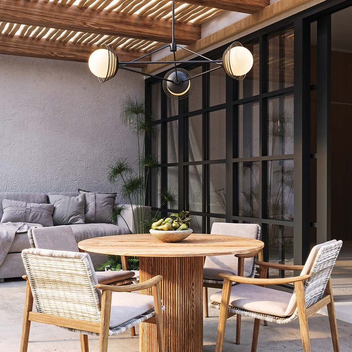 Perth Chandelier - Matte Black
