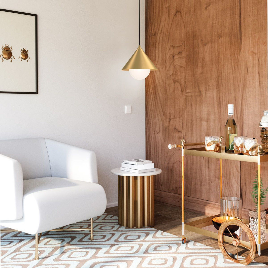 Remyck Pendant Light - Brushed Gold