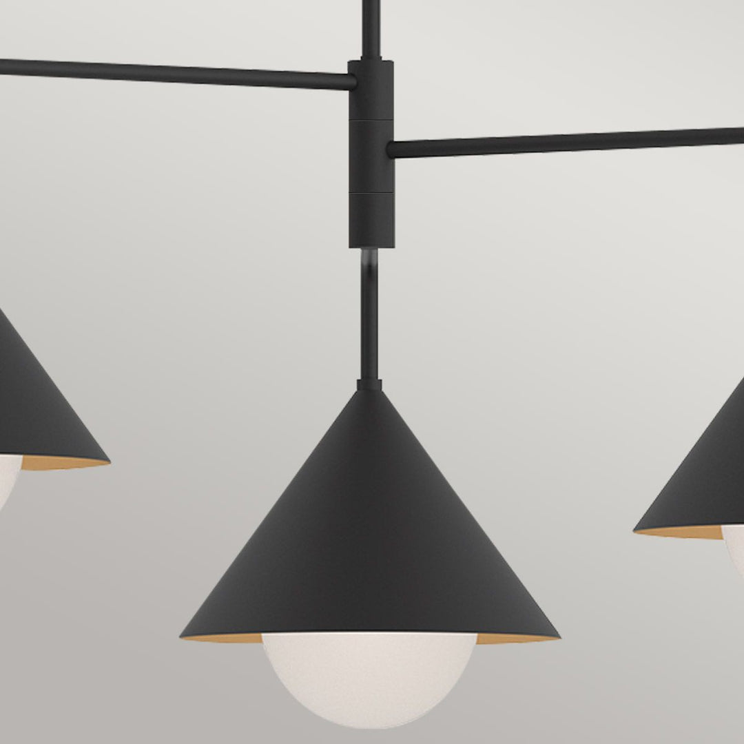 Remyck Chandelier - Matte Black