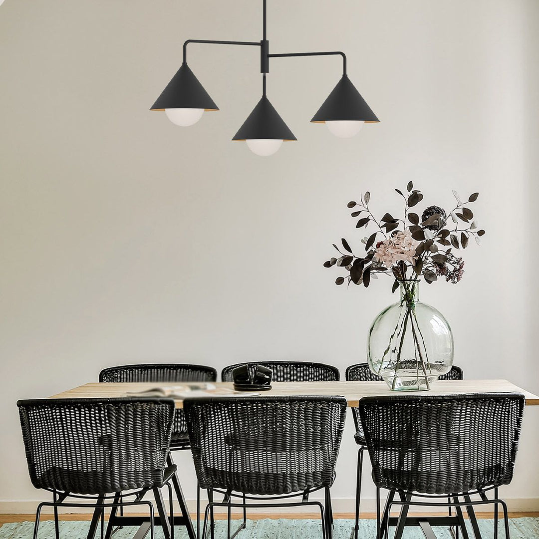 Remyck Chandelier - Matte Black