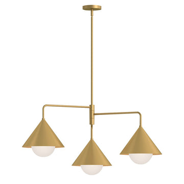 Remyck Chandelier - Brushed Gold