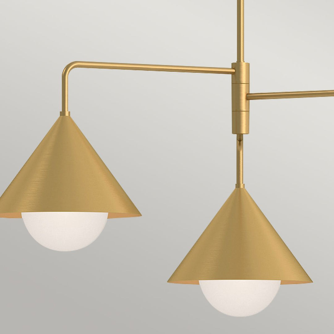 Remyck Chandelier - Brushed Gold