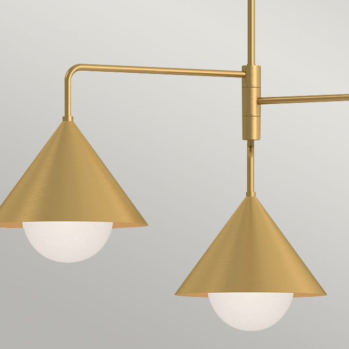 Remyck Chandelier - Brushed Gold
