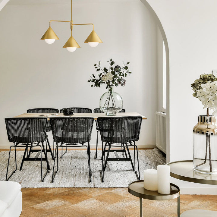 Remyck Chandelier - Brushed Gold