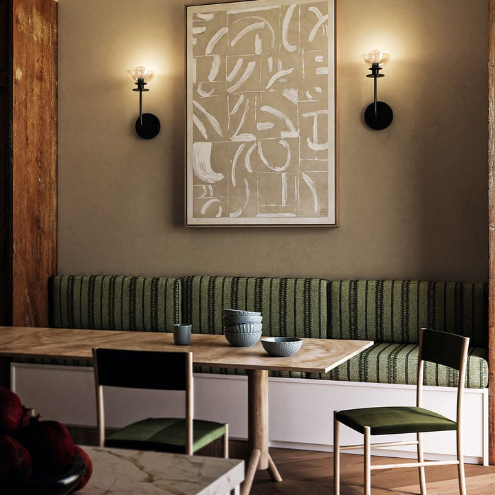 Sylvia 1 Wall Light - Matte Black