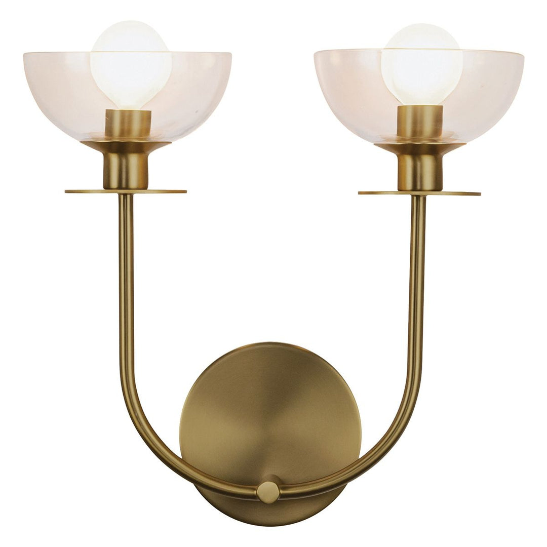Sylvia 2 Wall Light - Brushed Gold