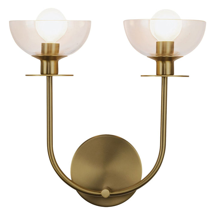 Sylvia 2 Wall Light - Brushed Gold