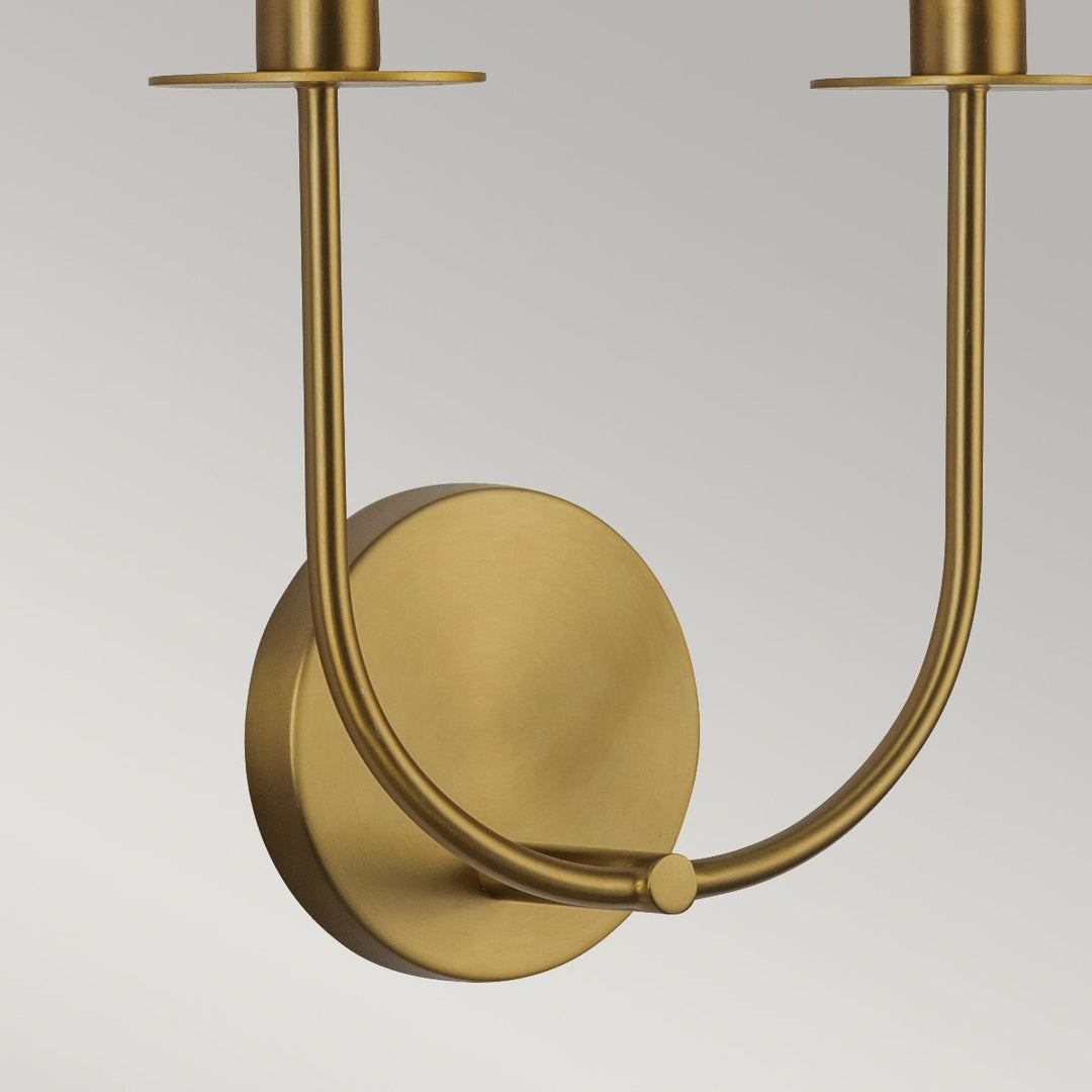 Sylvia 2 Wall Light - Brushed Gold