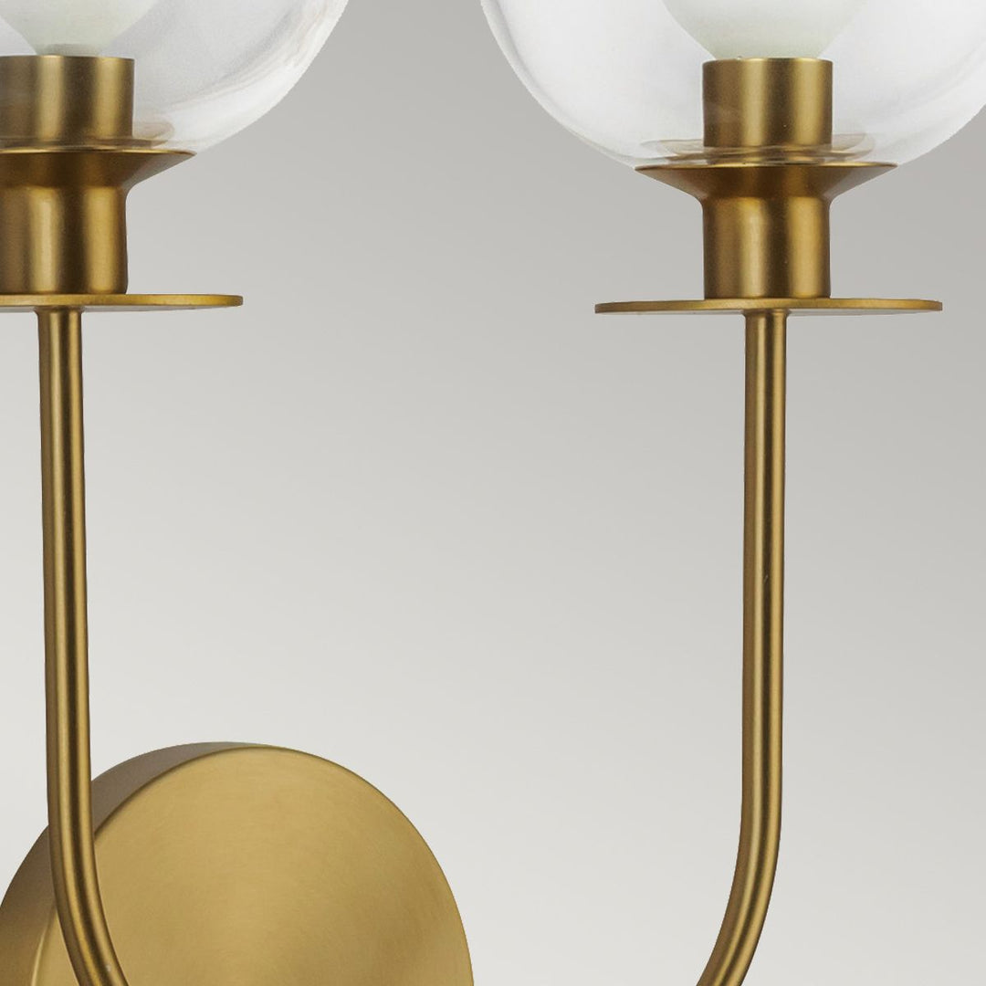 Sylvia 2 Wall Light - Brushed Gold