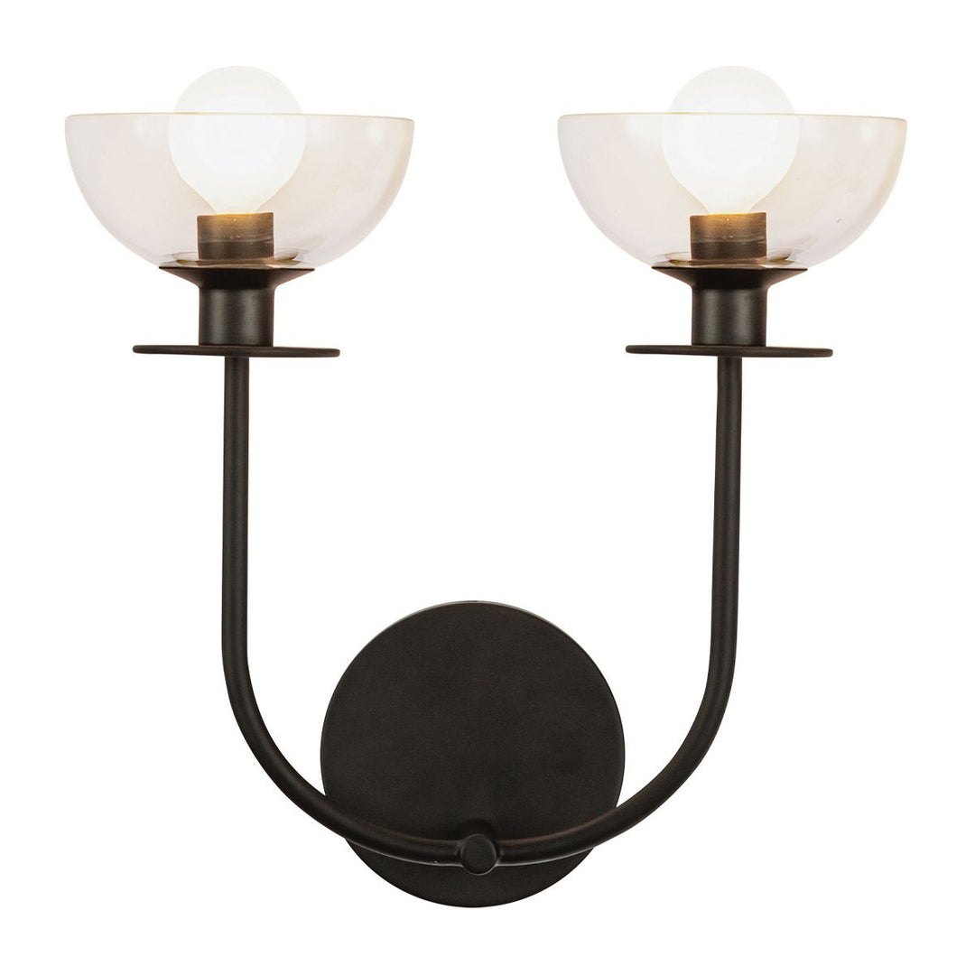 Sylvia 2 Wall Light - Matte Black
