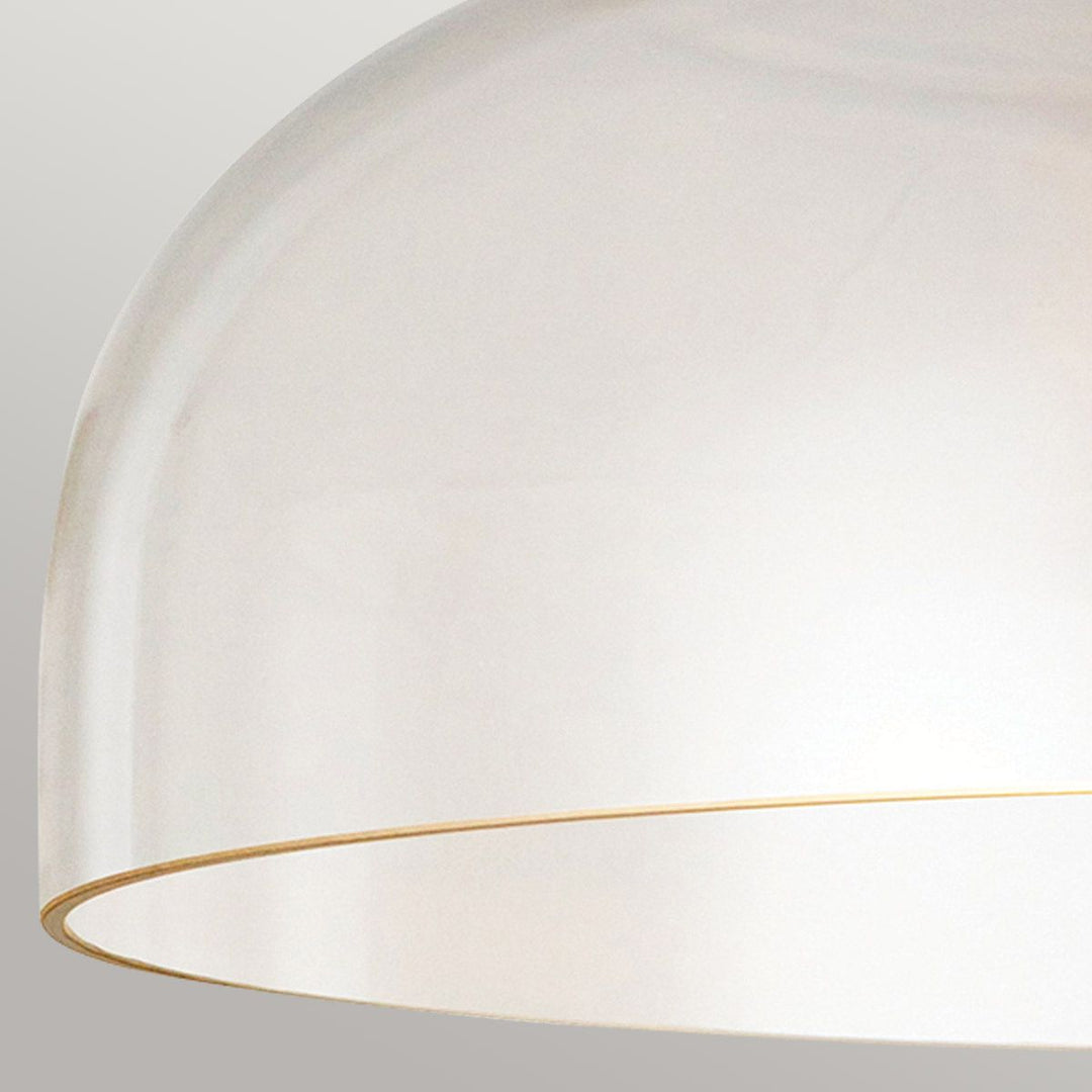 Sylvia Semi Flush Ceiling Light - Brushed Gold