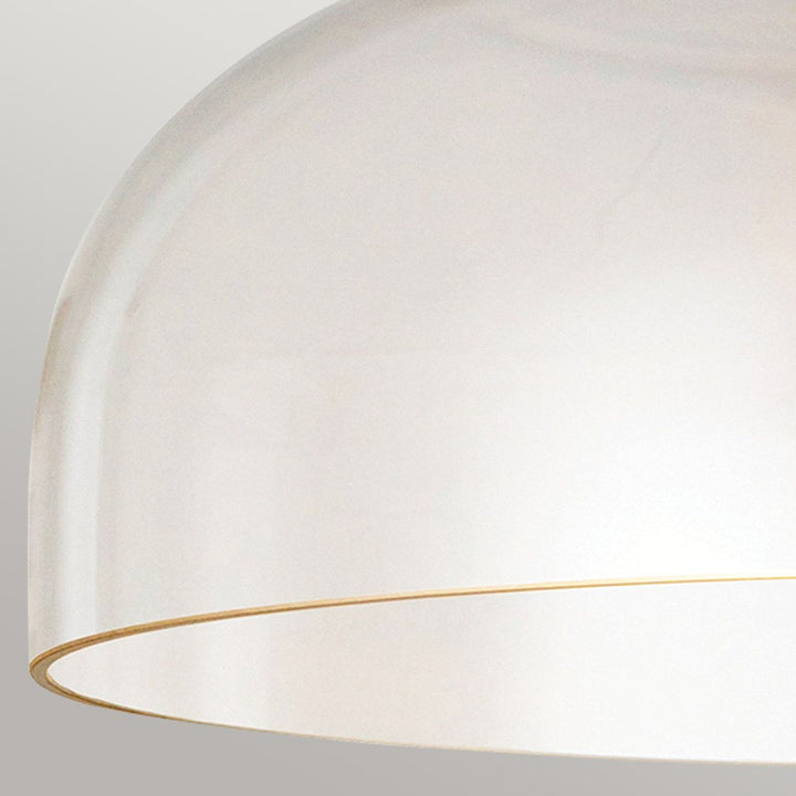 Sylvia Semi Flush Ceiling Light - Brushed Gold