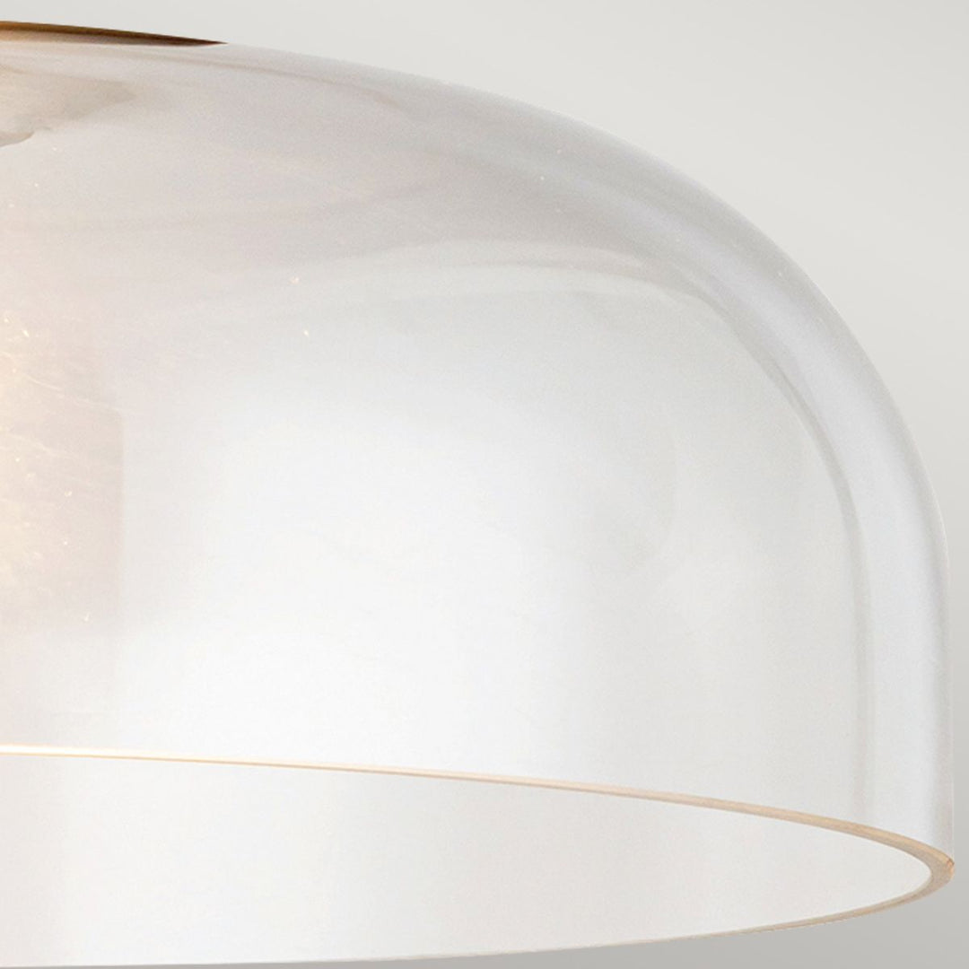 Sylvia Semi Flush Ceiling Light - Matte Black
