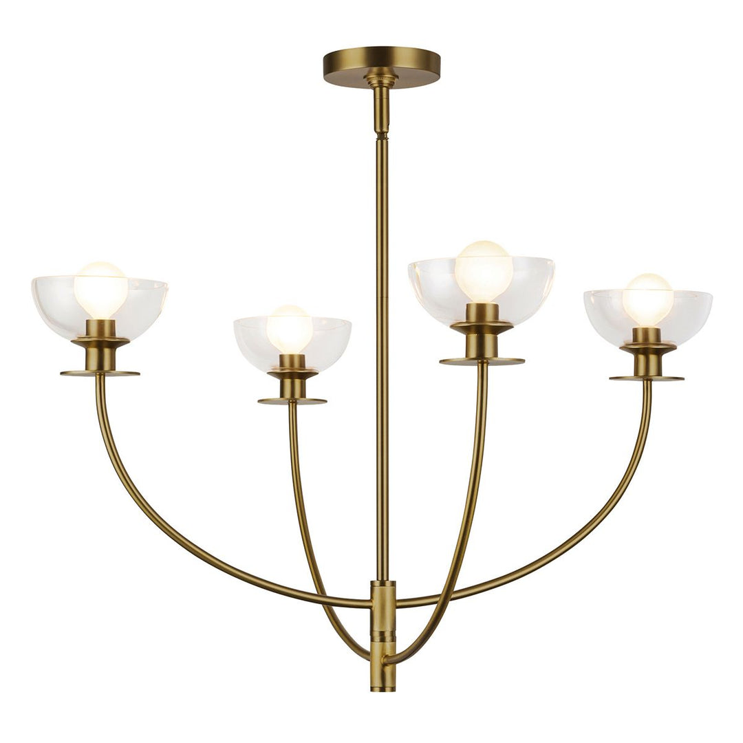 Sylvia Chandelier - Brushed Gold
